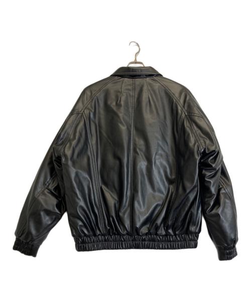 DELUXE（デラックス）Deluxe (デラックス) ビーガンレザージャケット ブラック サイズ:Lの古着・服飾アイテム