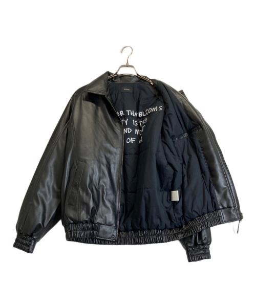 DELUXE（デラックス）Deluxe (デラックス) ビーガンレザージャケット ブラック サイズ:Lの古着・服飾アイテム