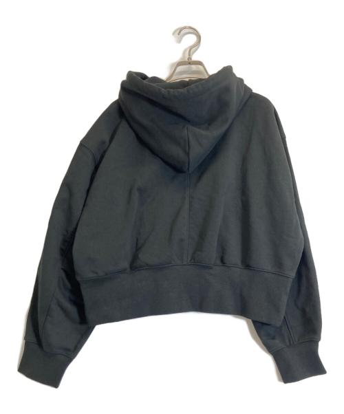 LACOSTE（ラコステ）LACOSTE (ラコステ) 裏パイルクロップドジップフーディ ブラック サイズ:40の古着・服飾アイテム