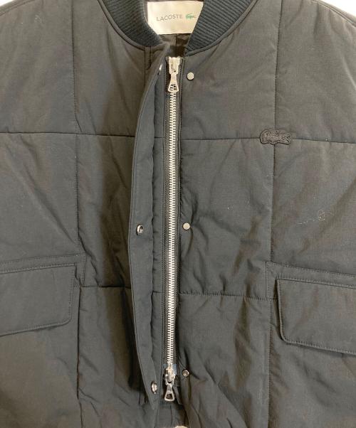LACOSTE（ラコステ）LACOSTE (ラコステ) クロップド撥水中綿ベスト ブラック サイズ:Mの古着・服飾アイテム