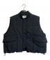 LACOSTE（ラコステ）の古着「クロップド撥水中綿ベスト」｜ブラック
