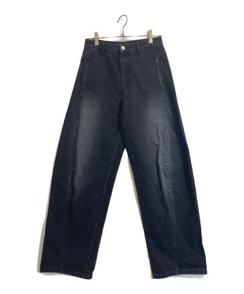 DRESSLAVE（ドレスレイブ）DRESSLAVE (ドレスレイブ) barrel black denim pants ブラック サイズ:38の古着・服飾アイテム