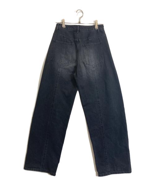 DRESSLAVE（ドレスレイブ）DRESSLAVE (ドレスレイブ) barrel black denim pants ブラック サイズ:38の古着・服飾アイテム