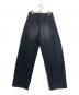 DRESSLAVE (ドレスレイブ) barrel black denim pants ブラック サイズ:38：8000円