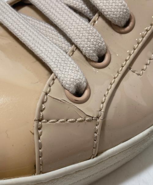 PRADA（プラダ）PRADA (プラダ) ローカットスニーカー ベージュ サイズ:23.5の古着・服飾アイテム