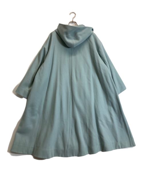 YORI（ヨリ）yori (ヨリ) Aラインフードコート スカイブルー サイズ:38の古着・服飾アイテム