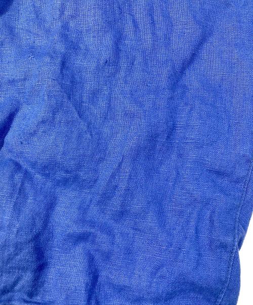 CAHLUMN（カウラム）CAHLUMN (カウラム) リネンパンツ ブルー サイズ:XXLの古着・服飾アイテム