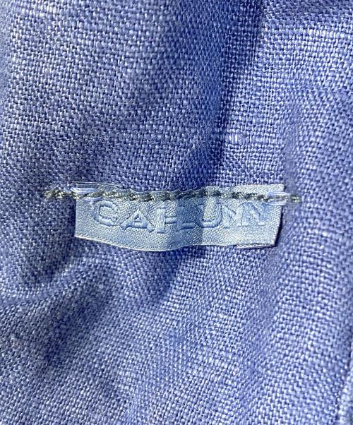 CAHLUMN（カウラム）CAHLUMN (カウラム) リネンパンツ ブルー サイズ:XXLの古着・服飾アイテム