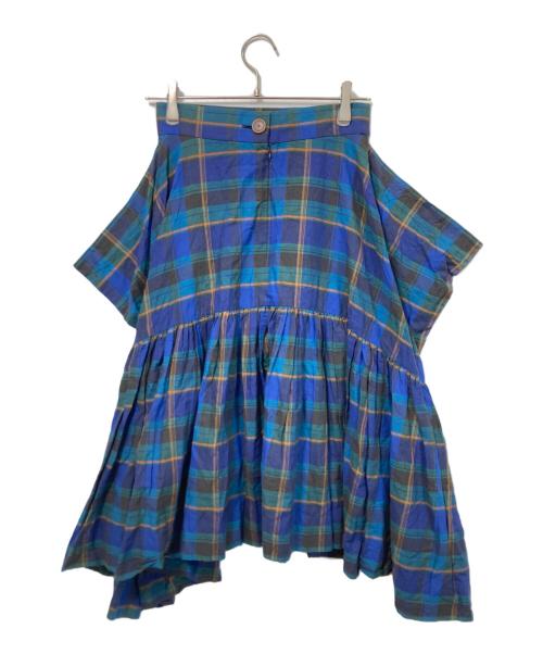 Vivienne Westwood RED LABEL（ヴィヴィアンウエストウッドレッドレーベル）Vivienne Westwood RED LABEL (ヴィヴィアンウエストウッドレッドレーベル) 変形スカート グリーン サイズ:01の古着・服飾アイテム
