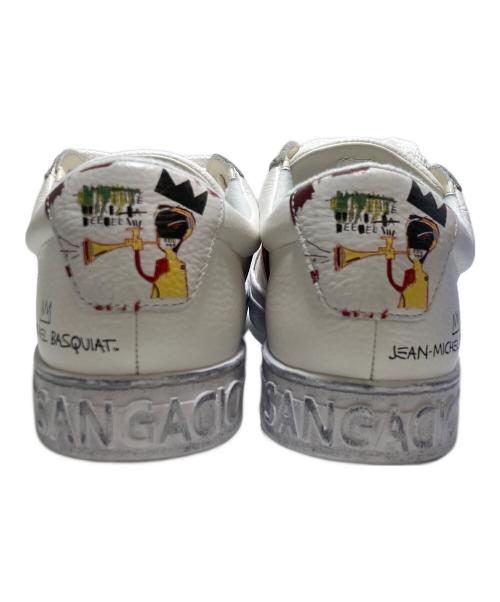 Sangacio（サンガッチョ）sangacio (サンガッチョ) スニーカー ホワイト サイズ:27の古着・服飾アイテム