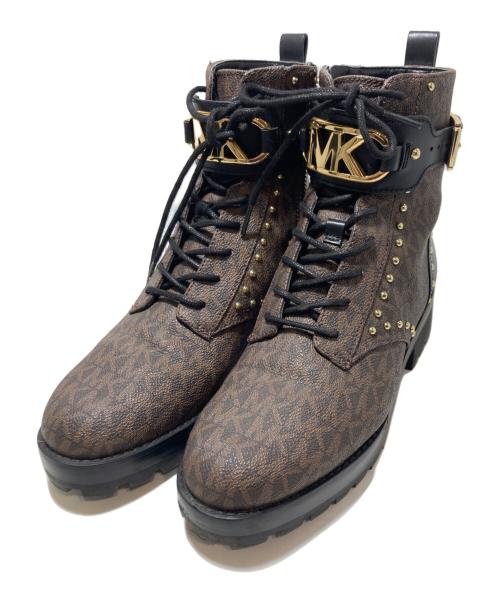MICHAEL KORS（マイケル・コース）MICHAEL KORS (マイケル・コース) レースアップブーツ ブラウン サイズ:6Mの古着・服飾アイテム