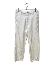 R.H.Vintage（ロンハーマン・ヴィンテージ）の古着「コットンチノトラウザーズパンツ」｜ホワイト