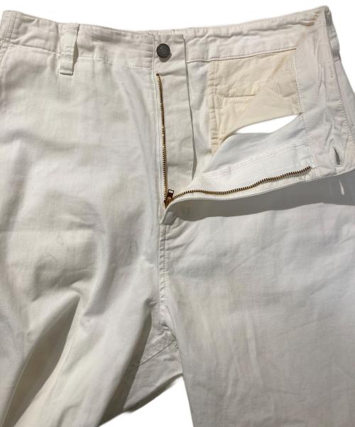 R.H.Vintage（ロンハーマン・ヴィンテージ）R.H.Vintage (ロンハーマン・ヴィンテージ) コットンチノトラウザーズパンツ ホワイト サイズ:Ｓの古着・服飾アイテム