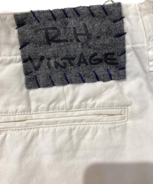 R.H.Vintage（ロンハーマン・ヴィンテージ）R.H.Vintage (ロンハーマン・ヴィンテージ) コットンチノトラウザーズパンツ ホワイト サイズ:Ｓの古着・服飾アイテム
