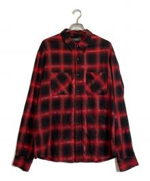 AMIRI（アミリ）の古着「チェックシャツ」｜レッド