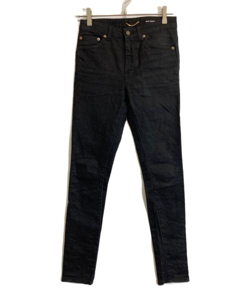 Saint Laurent Paris（サンローランパリ）Saint Laurent Paris (サンローランパリ) スキニーデニムパンツ ブラック サイズ:27の古着・服飾アイテム