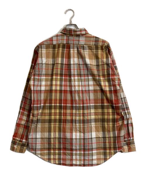 CIOTA（シオタ）CIOTA (シオタ) スビンポプリンマドラスチェックB.Dシャツ ブラウン サイズ:5の古着・服飾アイテム