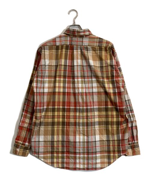 CIOTA（シオタ）CIOTA (シオタ) スビンポプリンマドラスチェックB.Dシャツ ブラウン サイズ:5の古着・服飾アイテム