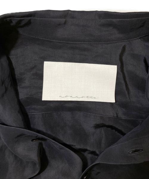 nonnotte（ノノット）NONNOTTE (ノノット) Dyeing Speck Oversized Shirt ネイビー サイズ:5の古着・服飾アイテム