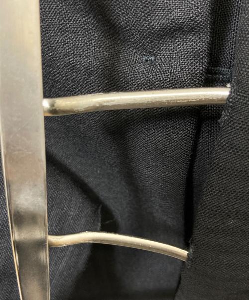 Maison Margiela（メゾンマルジェラ）Maison Margiela (メゾンマルジェラ) Wool Jacket With Oversized Belt ブラック サイズ:40の古着・服飾アイテム