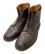Tricker'sトリッカーズ）の古着「ウィングチップブーツ」｜ブラウン