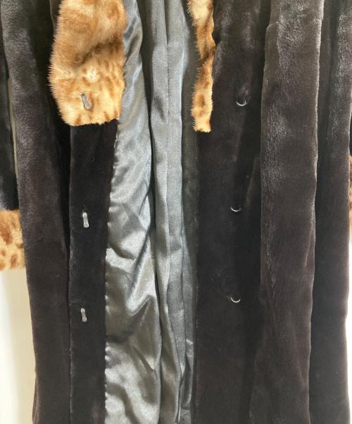 SAGA MINK（サガミンク）SAGA MINK (サガミンク) ファーコート ブラウン サイズ:42の古着・服飾アイテム