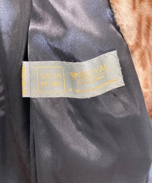 SAGA MINK（サガミンク）SAGA MINK (サガミンク) ファーコート ブラウン サイズ:42の古着・服飾アイテム