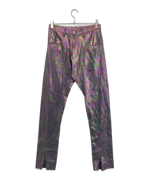 sulvam（サルバム）sulvam (サルバム) パンツ パープル サイズ:Mの古着・服飾アイテム