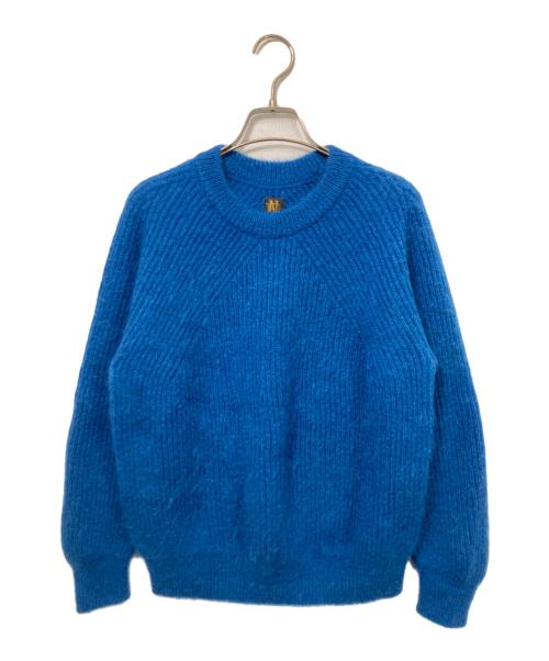 BATONER（バトナ―）BATONER (バトナ―) モヘアニット ブルー サイズ:1の古着・服飾アイテム