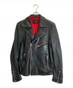 nano・universeナノ・ユニバース）の古着「ライダースジャケット」｜ブラック