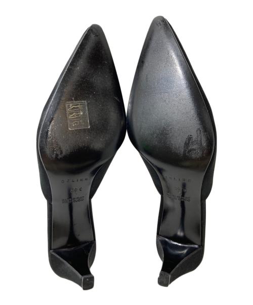 CELINE（セリーヌ）CELINE (セリーヌ) マカダム チェーンミュール ブラック サイズ:39の古着・服飾アイテム