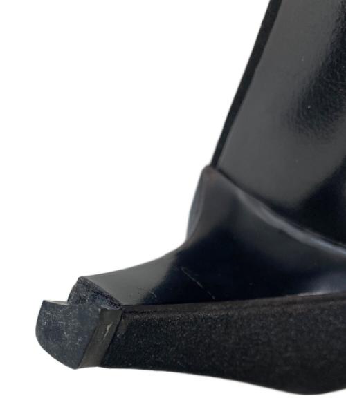 CELINE（セリーヌ）CELINE (セリーヌ) マカダム チェーンミュール ブラック サイズ:39の古着・服飾アイテム