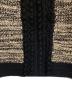 中古・古着 CLANE (クラネ) DOT LINE HALF SLEEVE KNIT CARDIGAN ブラック サイズ:2：12000円