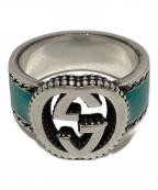 GUCCIグッチ）の古着「スターリングシルバーリング」｜ブルー