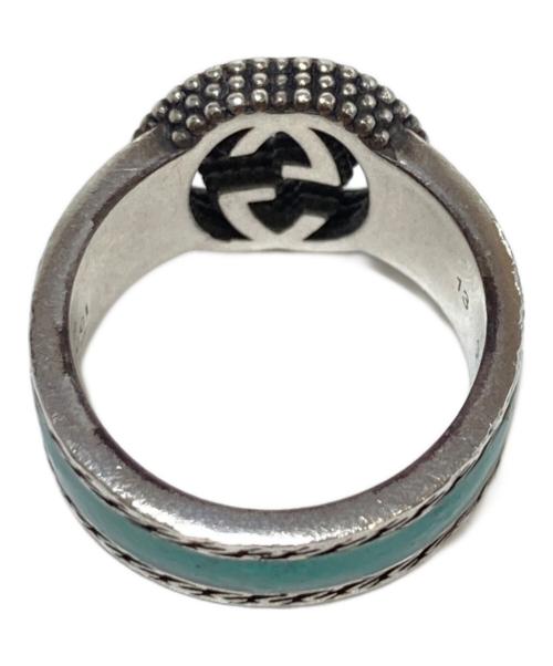 GUCCI（グッチ）GUCCI (グッチ) スターリングシルバーリング ブルー サイズ:13の古着・服飾アイテム