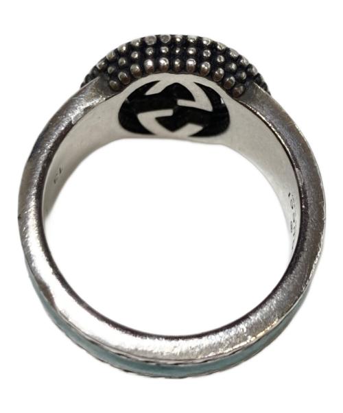 GUCCI（グッチ）GUCCI (グッチ) スターリングシルバーリング ブルー サイズ:13の古着・服飾アイテム