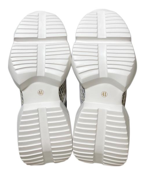 MANA（マナ）MANA (マナ) メタリックスニーカー シルバー サイズ:41の古着・服飾アイテム