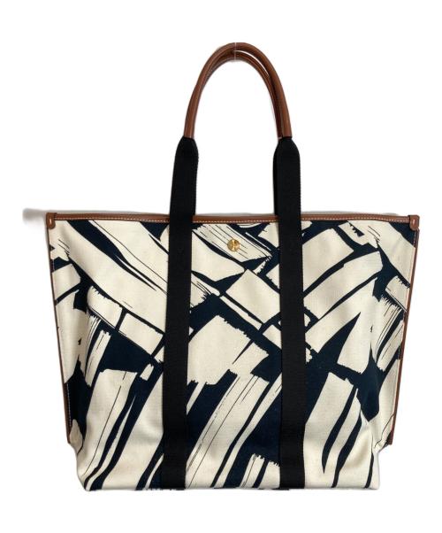 BALLY（バリー）BALLY (バリー) CANVAS TOTE MD ベージュの古着・服飾アイテム