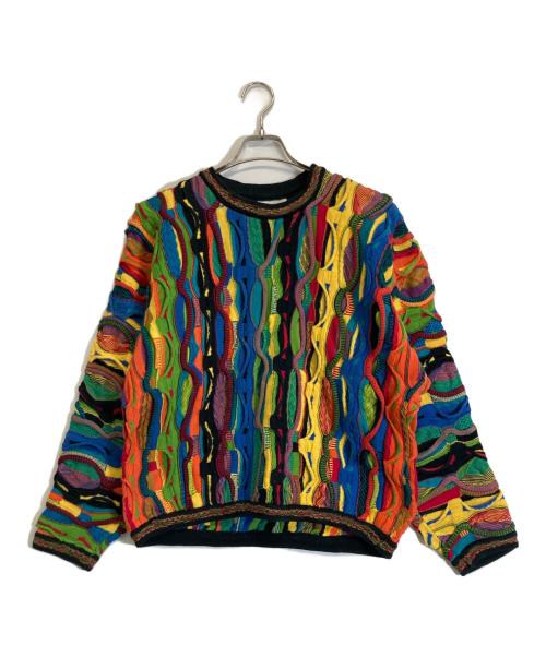 Coogi（クージー）COOGI (クージー) 3Dニット マルチカラー サイズ:Sの古着・服飾アイテム