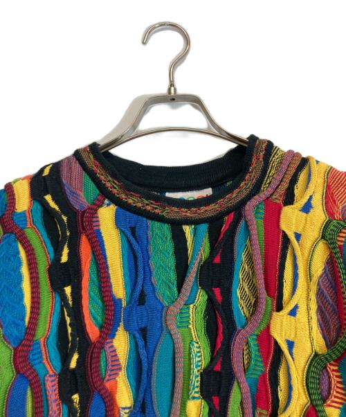 Coogi（クージー）COOGI (クージー) 3Dニット マルチカラー サイズ:Sの古着・服飾アイテム