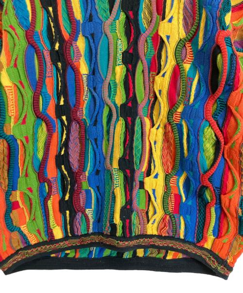 Coogi（クージー）COOGI (クージー) 3Dニット マルチカラー サイズ:Sの古着・服飾アイテム