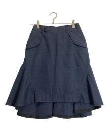 sacai（サカイ）の古着「スカート」｜ネイビー