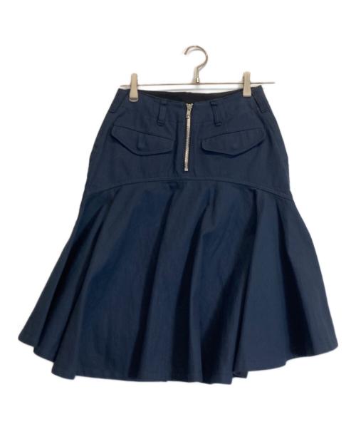 sacai（サカイ）sacai (サカイ) スカート ネイビー サイズ:1の古着・服飾アイテム