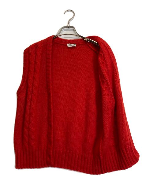 HERNO（ヘルノ）HERNO (ヘルノ) ニットベスト レッド サイズ:記載なしの古着・服飾アイテム