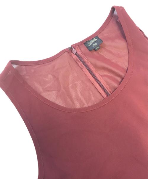 Jean Paul Gaultier FEMME（ジャンポールゴルチエ フェム）Jean Paul Gaultier FEMME (ジャンポールゴルチエ フェム) レイヤードワンピ―ス レッド サイズ:Lの古着・服飾アイテム