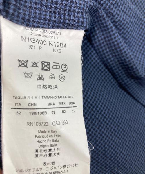 EMPORIO ARMANI（エンポリオ アルマーニ）EMPORIO ARMANI (エンポリオアルマーニ) テーラードジャケット ネイビー サイズ:XLの古着・服飾アイテム