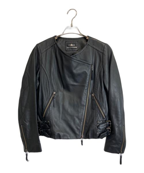 GRACE CONTINENTAL（（グレースコンチネンタル）GRACE CONTINENTAL (（グレースコンチネンタル) ラムレザージャケット ブラック サイズ:Sの古着・服飾アイテム