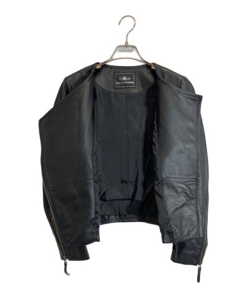 GRACE CONTINENTAL（（グレースコンチネンタル）GRACE CONTINENTAL (（グレースコンチネンタル) ラムレザージャケット ブラック サイズ:Sの古着・服飾アイテム