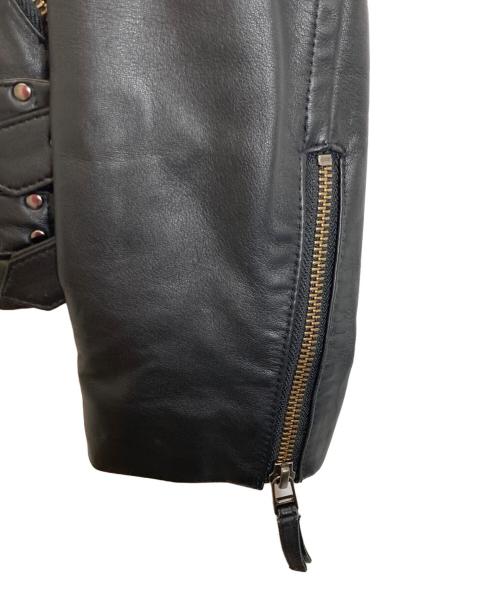 GRACE CONTINENTAL（（グレースコンチネンタル）GRACE CONTINENTAL (（グレースコンチネンタル) ラムレザージャケット ブラック サイズ:Sの古着・服飾アイテム