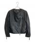 GRACE CONTINENTAL（（グレースコンチネンタル）の古着「ラムレザージャケット」｜ブラック
